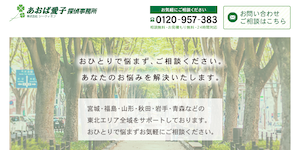 あおば愛子探偵事務所の公式サイト(https://aoba-aiko.jp/)より引用-みんなの名探偵