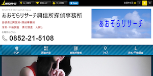 あおぞらリサーチ探偵事務所の公式サイト(https://itp.ne.jp/info/323125708153571910/)より引用-みんなの名探偵