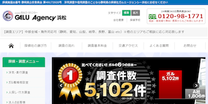 総合探偵社ガルエージェンシー浜松の公式サイト(https://www.galu.co.jp/)より引用-みんなの名探偵